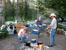 Beard Outfitters Pack Trip Camp Site